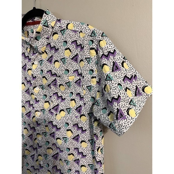 Geometric 1999 Black Jack Brand Screech Save By The Bell Shirt Size‎ L Vintage - Picture 2 of 10